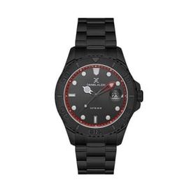 Daniel Klein DK.1.13735-5 Yacht Master Tasarım Fosforlu Kadranlı Çelik Kaplama Suya Dayanıklı Siyah Erkek Kol Saati