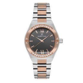 Daniel Klein DK.1.13783-6 Minimal Taşlı Tasarım Suya Dayanıklı Rose Metalik Kadın Kol Saati