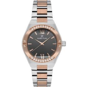 Daniel Klein DK.1.13783-6 Minimal Taşlı Tasarım Suya Dayanıklı Rose Metalik Kadın Kol Saati