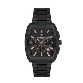 Daniel Klein DK.1.13801-5 Exclusive Tüm Fonksiyonları Aktif Suya Dayanıklı Çelik Kaplama Siyah Erkek Kol Saati
