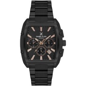 Daniel Klein DK.1.13801-5 Exclusive Tüm Fonksiyonları Aktif Suya Dayanıklı Çelik Kaplama Siyah Erkek Kol Saati