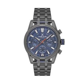 Daniel Klein DK.1.13802-3 Exclusive Tüm Fonksiyonları Aktif Suya Dayanıklı Çelik Kaplama Füme Erkek Kol Saati