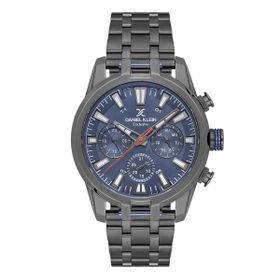 Daniel Klein DK.1.13802-3 Exclusive Tüm Fonksiyonları Aktif Suya Dayanıklı Çelik Kaplama Füme Erkek Kol Saati