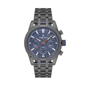 Daniel Klein DK.1.13802-3 Exclusive Tüm Fonksiyonları Aktif Suya Dayanıklı Çelik Kaplama Füme Erkek Kol Saati