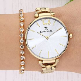 Daniel Klein DK012860D-02 Kadın Kol Saati + Bileklik