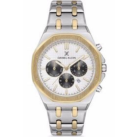Daniel Klein DK013835B-04 Gümüş Altın Erkek Kol Saati