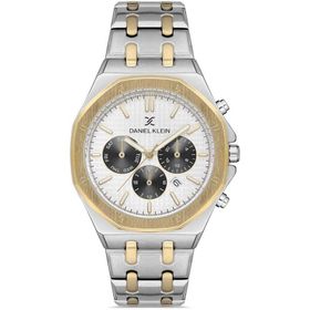 Daniel Klein DK013835B-04 Gümüş Altın Erkek Kol Saati