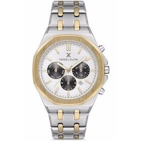 Daniel Klein DK013835B-04 Gümüş Altın Erkek Kol Saati