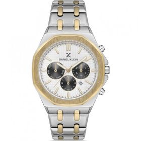 Daniel Klein DK013835B-04 Gümüş Altın Erkek Kol Saati