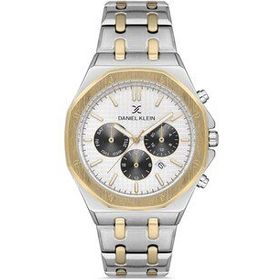 Daniel Klein DK013835B-04 Gümüş Altın Erkek Kol Saati