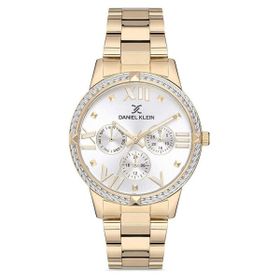Daniel Klein DK102-013420B Altın Sarı Çelik Kadın Kol Saati