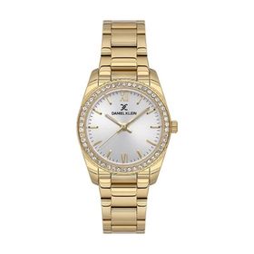 Daniel Klein DK102-DK.1.13767-5 Altın Kaplama Taşlı Kadın Kol Saati