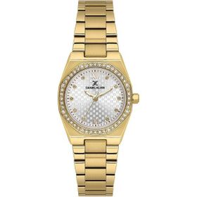 Daniel Klein DK102-DK.1.14099-3 Altın Kaplama Taşlı Kadın Kol Saati