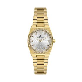 Daniel Klein DK102-DK.1.14099-3 Altın Kaplama Taşlı Kadın Kol Saati