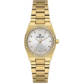 Daniel Klein DK102-DK.1.14099-3 Altın Kaplama Taşlı Kadın Kol Saati