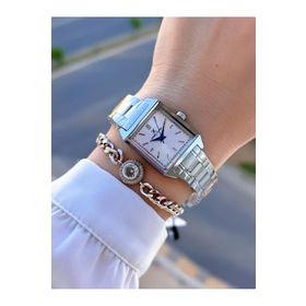 Daniel Klein DK137751 Retro Vintage Çelik Kordon 3 Atm Suya Dayanıklı Kadın Kol Saati + Bileklik