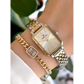 Daniel Klein DK137754 Retro Vintage Çelik Kordon 3 Atm Suya Dayanıklı Kadın Kol Saati + Bileklik