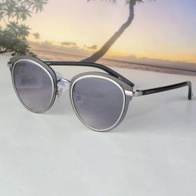 Daniel Klein DK4258P-1 Füme Gümüş Yuvarlak Oval Kadın Güneş Gözlüğü