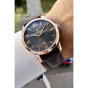 Daniel Klein DKISTE609 Premium Rose Kahverengi Renk Takvim ve Gün Fonksiyonlu Erkek Kol Saati