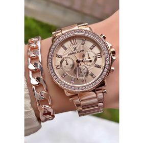 Daniel Klein DKL00851.0.317 Rose Gold Renk Su Geçirmez Kadın Kol Saati + Bileklik