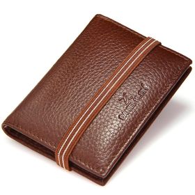 Daniel Klein Erkek Unisex Deri Cüzdan Kartlık Hakiki Deri Yapraklı