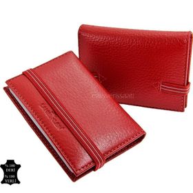 Daniel Klein Erkek Unisex Deri Cüzdan Kartlık Hakiki Deri Yapraklı