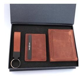 Daniel Klein Erkek Unisex Deri Cüzdan Kartlık Hakiki Deri Yapraklı