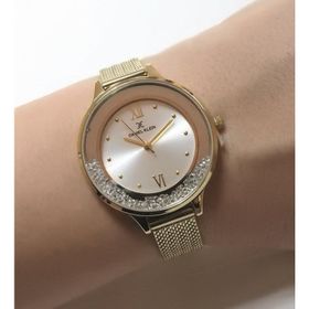 Daniel Klein Kadın Gold Hasır Bilezik Kadın Kol Saati DK112524