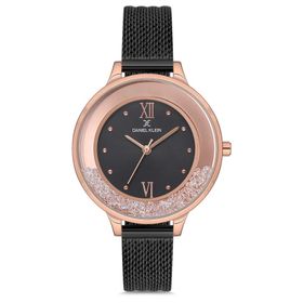 Daniel Klein Kadın Gold Hasır Bilezik Kadın Kol Saati DK112524