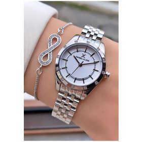 Daniel Klein MRD11554 Gümüş Renk İnce Kordon Kadın Kol Saati