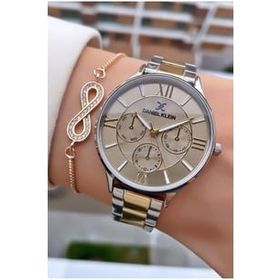 Daniel Klein MRD11607 Sarı Gümüş Renk Kadın Kol Saati