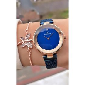 Daniel Klein MRD12026 Lacivert Rose Gold Renk Kadın Kol Saati