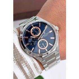 Daniel Klein ZMDK1157 Fonksiyonlar Aktif Gümüş Renk Çelik Kordon Exclusive Erkek Kol Saati