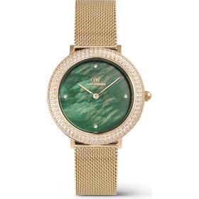 Daniel Wellington Dw00600824 Yeşil Altın Rengi Deri Kadın Kol Saati