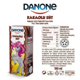 Dante Pony Çikolatalı Tam Yağlı 180 ml Süt (27 adet)