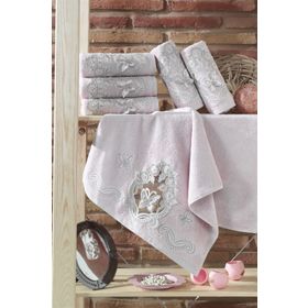 Dantela Vita 1701 Bambu 6 Adet Havlu