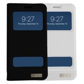 Daphne iPhone 6 Plus / 6S Plus Deri Gizli Mıknatıslı Pencereli Kılıf