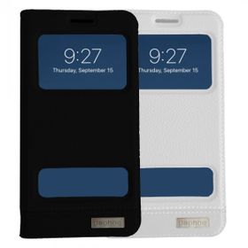 Daphne iPhone 6 Plus / 6S Plus Deri Gizli Mıknatıslı Pencereli Kılıf