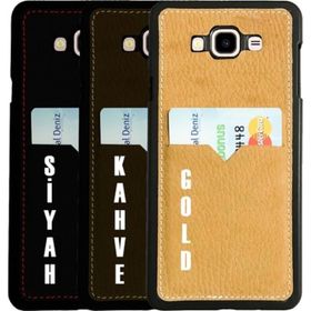 Daphne Samsung J1 J100 Deri Kartlıklı Arka Kapak Kılıf