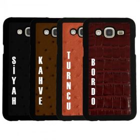 Daphne Samsung J5 J500 Deri Arka Kapak Kılıf