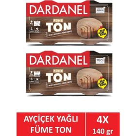 Dardanel 140 gr Ayçiçek Yağlı Füme Ton Balık (2 adet)