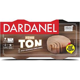 Dardanel 140 gr Ayçiçek Yağlı Füme Ton Balık (2 adet)