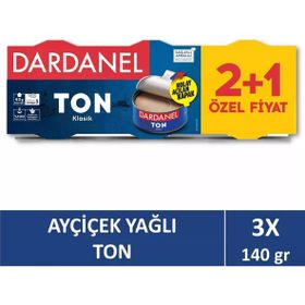 Dardanel 140 gr Ayçiçek Yağlı Ton Balığı (2 adet)
