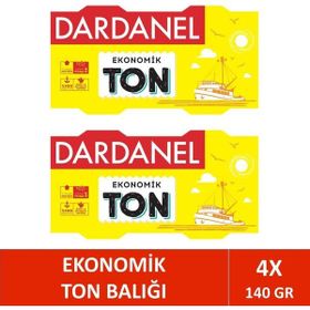 Dardanel 140 gr Ekonomik Ton Balığı (4 adet)