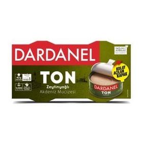 Dardanel 140 gr Zeytinyağlı Ton Balığı (2 adet)