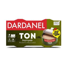 Dardanel 140 gr Zeytinyağlı Ton Balığı (2 adet)