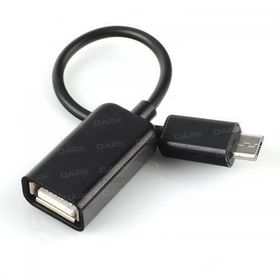 Dark 20 cm DK-CB-USB2MICROTG2 Micro USB 2.0 OTG Siyah Kablo