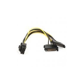 Dark 2x SATA 6+2Pin PCI-EX Dönüştürücü Güç Kablosu