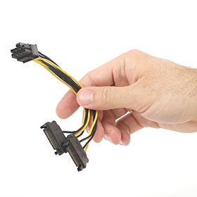 Dark 2x SATA 6+2Pin PCI-EX Dönüştürücü Güç Kablosu