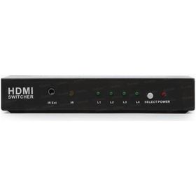 Dark 4 Giriş 1 Çıkışlı Uzaktan Kumandalı Full HD 4K HDMI Switch